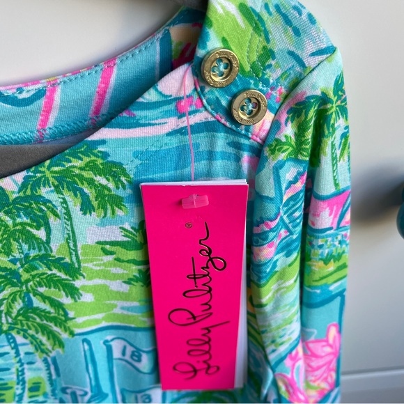 Lilly Pulitzer UPF 50+ mini Sophie dress, multi color, Honda classic print - Picture 10 of 10